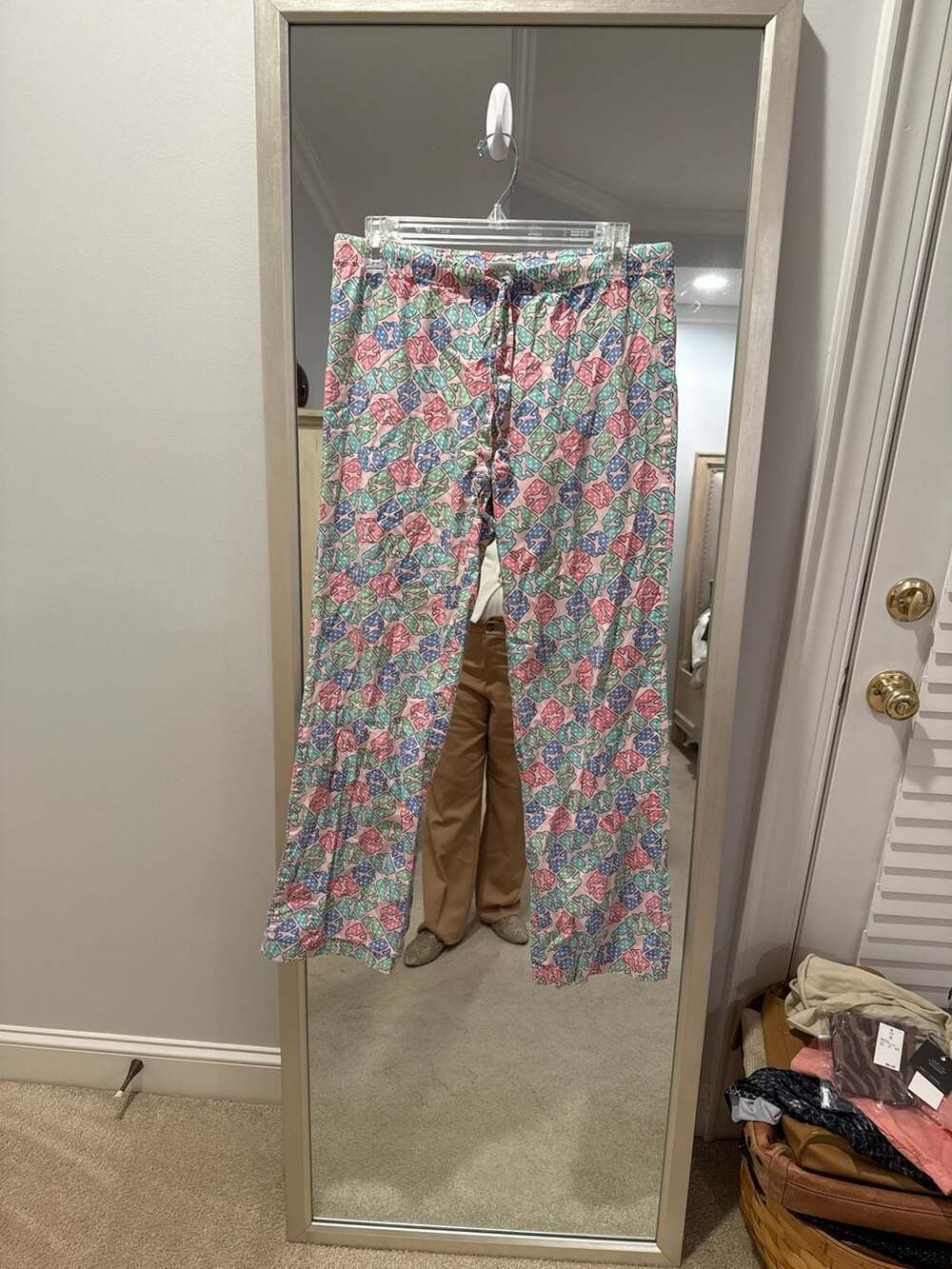 Vineyard Vines Women's Polka Dot Whale Print Pajama Lounge Pants XS